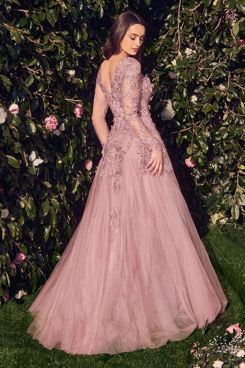 A-Line Long Ball Gown Formal Dress by Andrea & Leo MA108